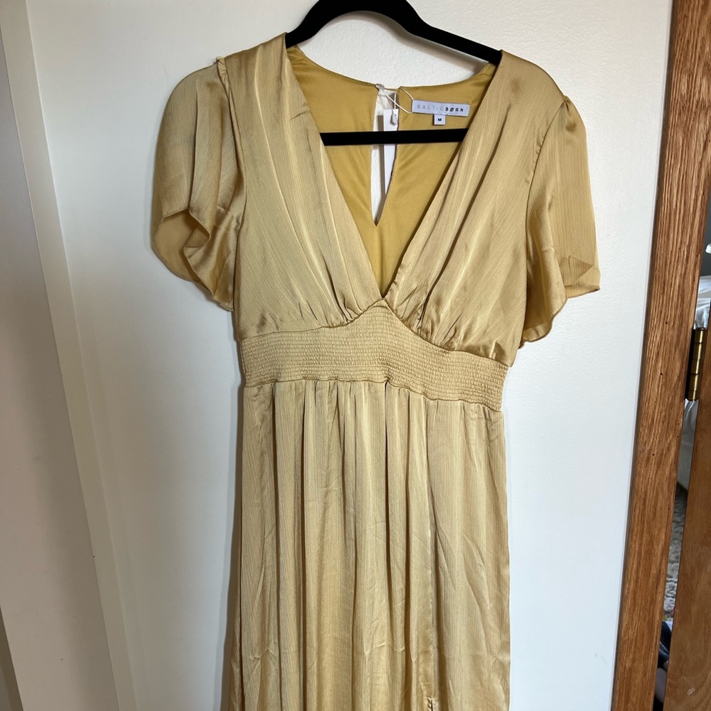 Baltic Born satin maxi dress